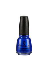 Blue color of a nail polish bottle from China Glaze Nail Lacquer collection in Frostbite color variant