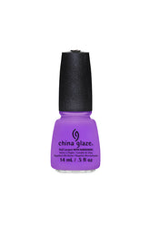 Front view of 0.5-ounce  Bottle  of nail lacquer from China Glaze in That's shore bright variant