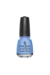 Frontage of 0.5-ounce Boho Blues nail lacquer bottle from China Glaze with label text