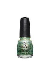 Frontal view of a 0.5-ounce Nail polish bottle from China Glaze with Holo At Ya Girl! color variant