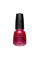 China Glaze nail polish in The more the berrier variant isolated in white background
