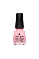 0.5- ounce Pink nail polish bottle with black lid and  text detail from China Glaze Nail Lacquer, My Sweet Lady variant