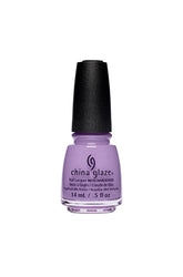 Front view of a 0.5-ounce Lilac nail polish bottle from China Glaze in a Waltz in the Park color variant