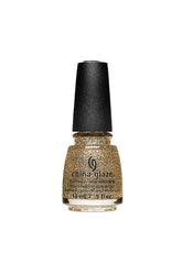 Shiny bottle of a nail lacquer from China Glaze in Big Hair & Bubbly color variant