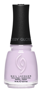 A Front View of CHINA GLAZE NAIL LACQUER, A WALTZ IN THE PARK Bottle with black cap