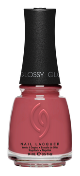 A Front View of CHINA GLAZE NAIL LACQUER, FIFTH AVENUE Bottle with black cap.