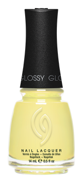 A Front View of CHINA GLAZE NAIL LACQUER, HOLY SUGAR Bottle with black cap.