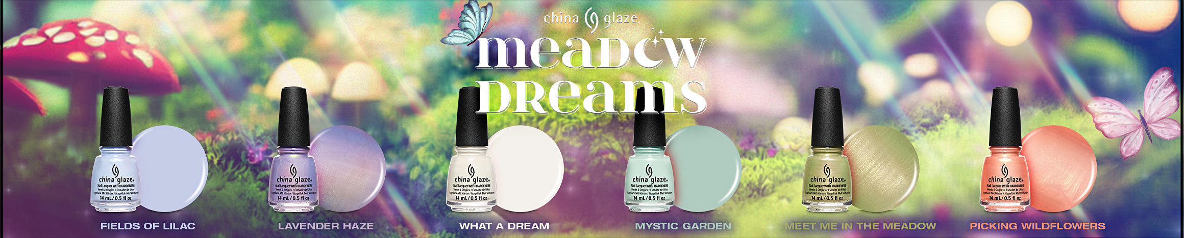 Meadow Dreams Collection – Dreamy Spring Hues – China Glaze