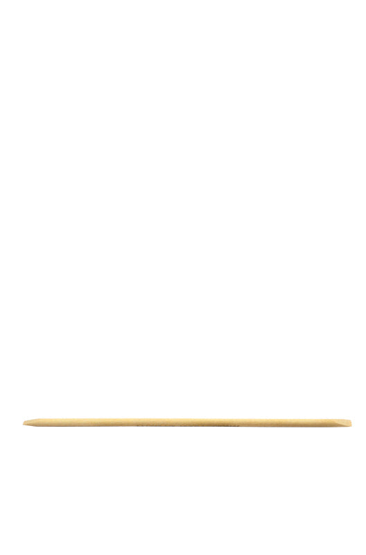 6-inch Double Spade Thin Flowery Birchwood Manicure stick manicure sticks lay in white scene
