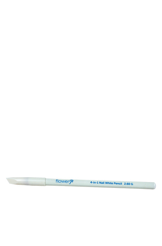 China Glaze 4-in-1 Nail whitening pencil in 180 degree angle lay on a white background