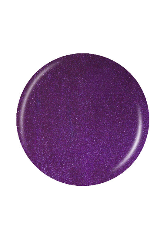 China Glaze Coconut Kiss Purple Glitter Nail Polish Swatch in a vibrant violet shimmer, ideal for standout manicures.