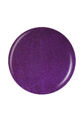 China Glaze Coconut Kiss Purple Glitter Nail Polish Swatch in a vibrant violet shimmer, ideal for standout manicures.