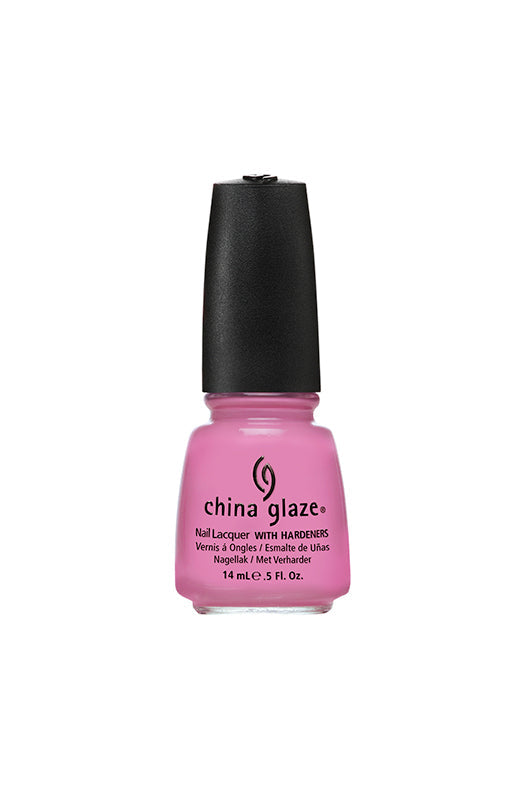 Front view of 0.5-ounce nail lacquer from China Glaze with Dance Baby shade variant