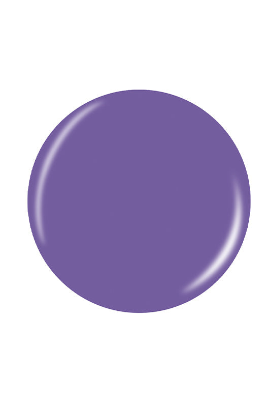 Pale purple circle shape nail enamel sample swatch in white color background