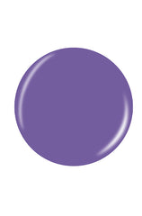 Pale purple circle shape nail enamel sample swatch in white color background