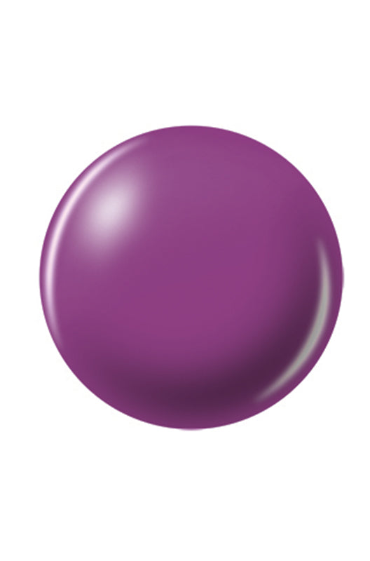 Glossy light lilac ball sample color swatch in white background