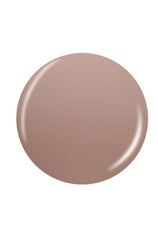 Coffee-brown round shape  sample swatch of China Glaze nail color in white background