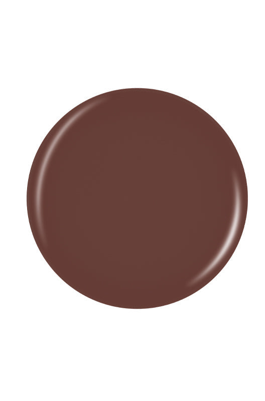 Brown circle in white background nail color sample swatch drop 