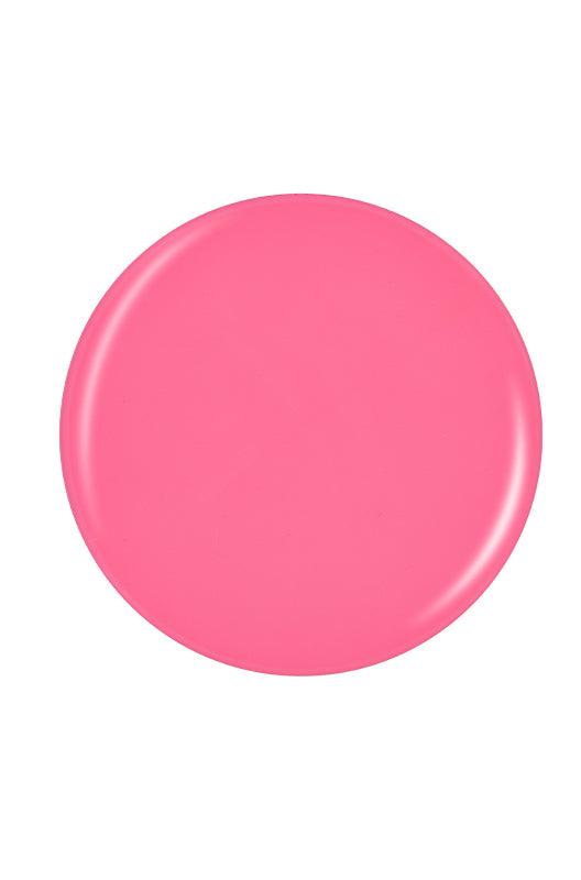 Vector bright pink shade nail lacquer sample color swatch in white background