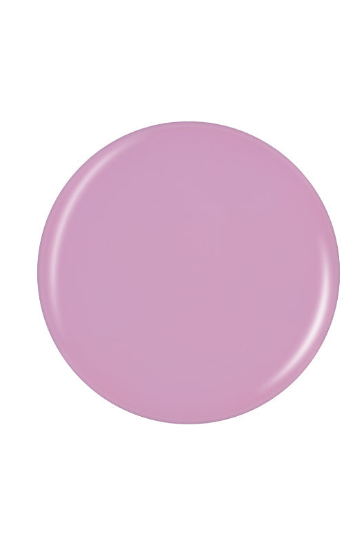 Glossy vector nude-pink badge nail polish sample color swatch in white backdrop