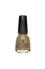 Shiny bottle of  a nail lacquer from China Glaze in Big Hair & Bubbly color variant
