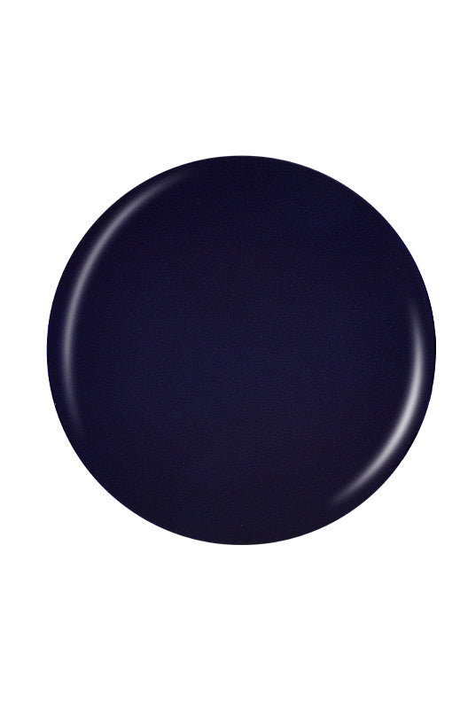 Glossy indigo badge sample swatch drop isolated in white background