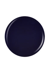 Glossy indigo badge sample swatch drop isolated in white background