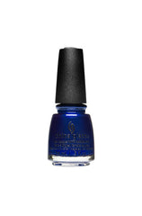 Vibrant blue nail enamel bottle with New Year, New Boo color shade from China Glaze Nail Lacquer collection