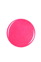 Glittered pale opalescent pink nail polish sample color swatch in white background