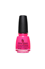 Frontal view of nail colorant container from China Glaze with  Don't Be Sea Salty color variant