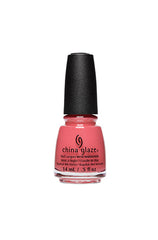 0.5-ounce capped Bright pink nail polish bottle from China Glaze in Can't Sandal This 