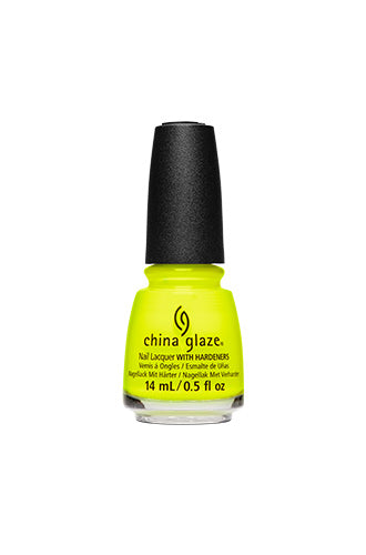 A comprehensive view of 0.5-ounce China Glaze - Tropic Like It's Hot nail lacquer