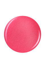 A round shape nail polish swatch drop in pink color