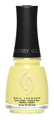 A Front View of CHINA GLAZE NAIL LACQUER, HOLY SUGAR Bottle with black cap.