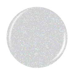 CHINA GLAZE NAIL LACQUER, FAIRY DUST featuring silver sparkles color circle Dot.