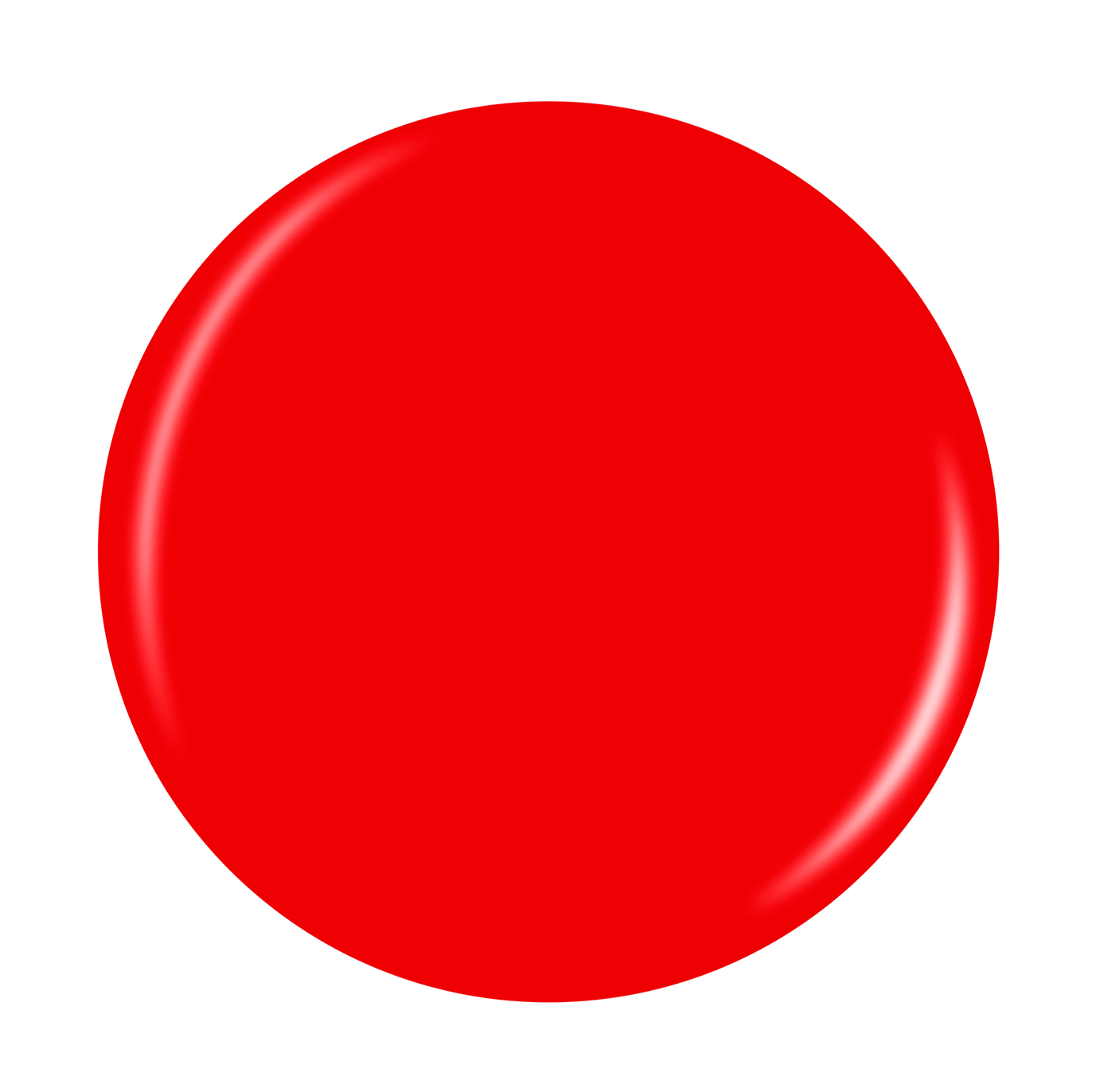 CHINA GLAZE NAIL LACQUER, FLAME-BOYANT featuring bright red color circle Dot.