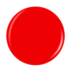 CHINA GLAZE NAIL LACQUER, FLAME-BOYANT featuring bright red color circle Dot.
