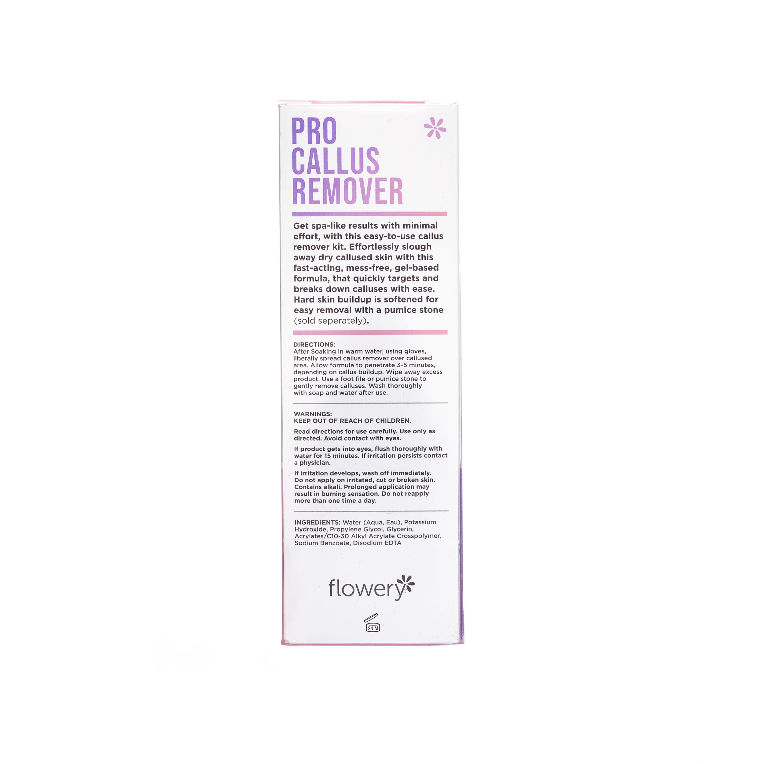 Pro Callus Remover Back