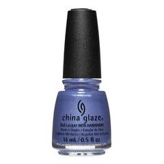 Front view of China Glaze bottle with black cap in shade Night Dunes.
