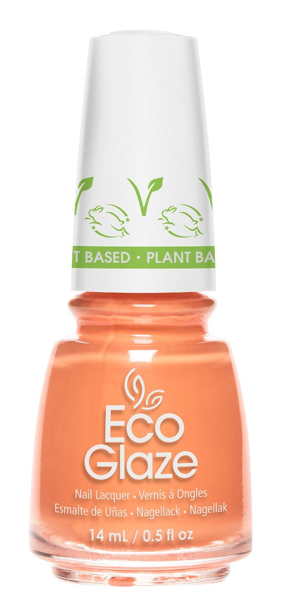 A Eco Glaze Nail Lacquer, Playful Poppy bottle 