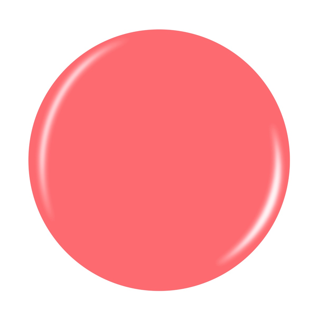 A Eco Glaze Nail Lacquer, Stargazer Michy Coral Red color dot 