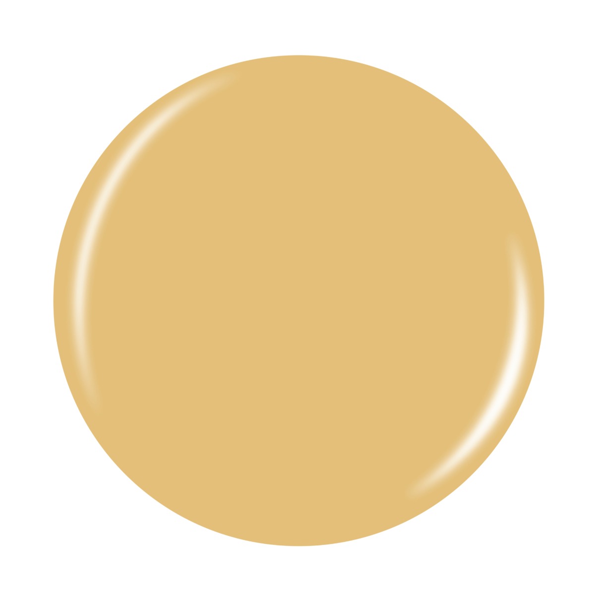 Bella Terra soft beige nail lacquer swatch, perfect for a neutral, polished look with a high-gloss shine.