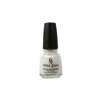 China Glaze Nail Lacquer, White On White 0.5 fl oz