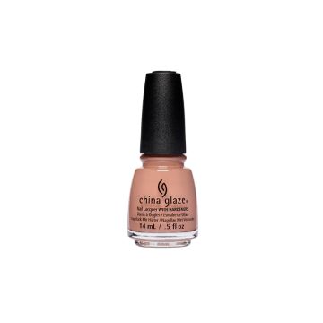 0.5-ounce bottle of China Glaze Nail Lacquer, A Whole Latte Fun! color variant